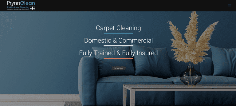 New Website For Carpet Cleaner in St Austell